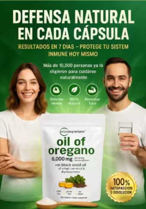 OIL OF OREGANO 🛡️Protección Inmune 4X más potente para tu día a día🌿