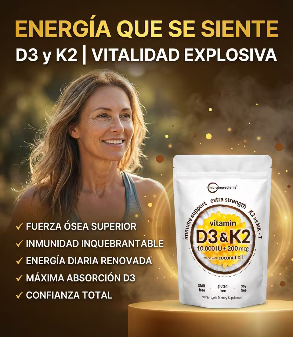 Vitamina D3 & K2 Extra Strength – Micro Ingredients