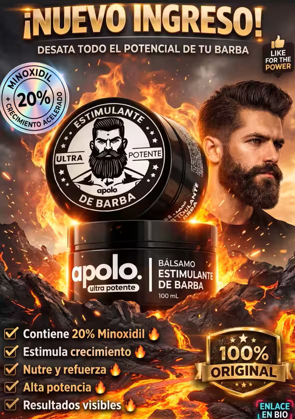 APOLO ultra potente 🔥Activa tu genética: la barba que siempre quisiste, ahora si es posible⚡